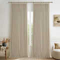 Memory Trained Pinch Pleated Extra Wide 70 Inch Blackout Bedroom Curtains 96 by PleatedDrapes