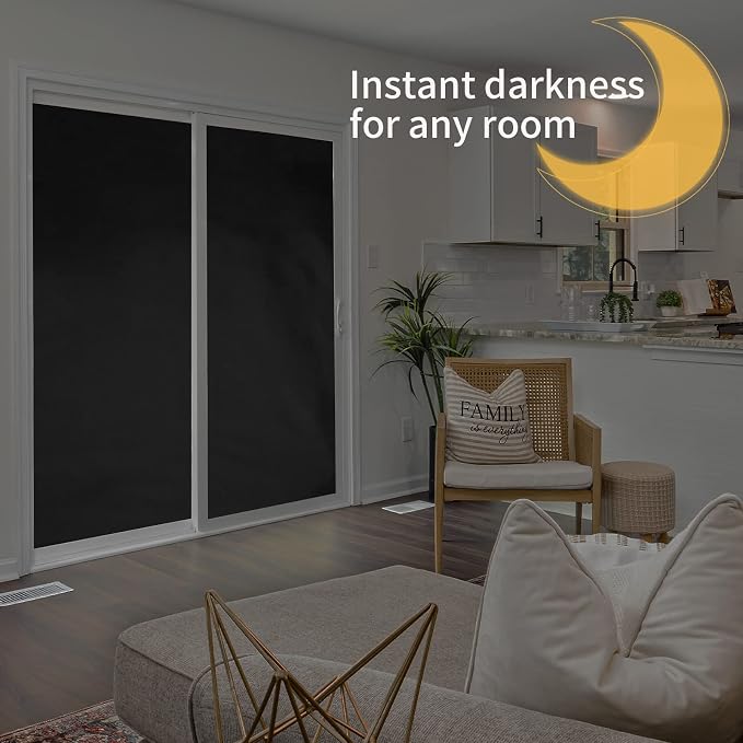 Vanten Upgraded Blackout Curtains, 100% Blackout Window Shades - Image 7