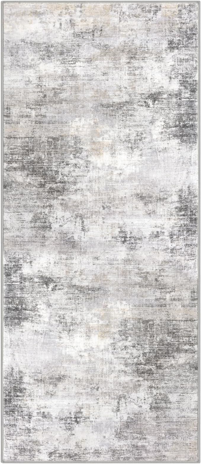 Abstract Runner Rug 3x7 Ft Washable Runners - Image 10