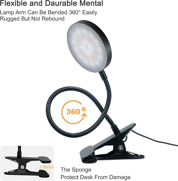 Desk Lamp, 8W 66 LED Reading Light - Image 4