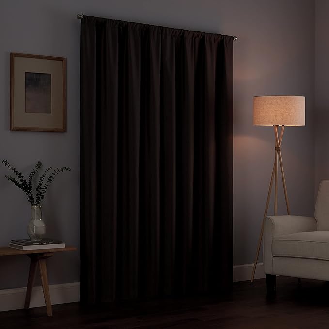 ECLIPSE Kendall Blackout Thermal Rod Pocket Window Curtain - Image 10