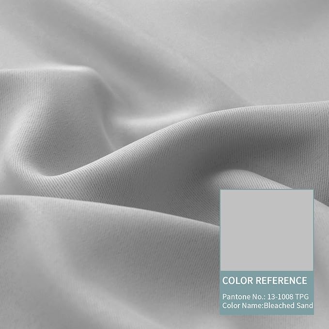 BGment 100% Blackout Curtains 108 Inch Long 2 Panles Set, Thermal Insulated - Image 7