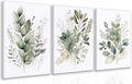 LLEEMPI Framed Sage Green Botanical Wall Art Set of 3, 12x16 Inch Prints | by Unknown