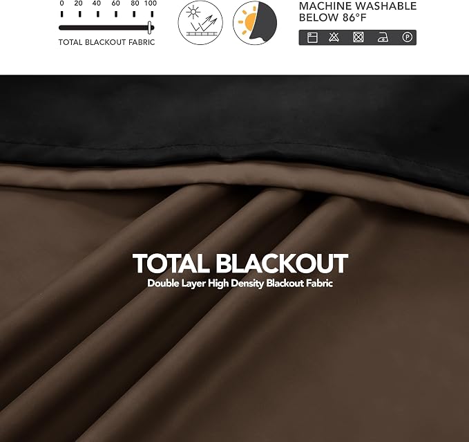 Deconovo Living Room 100% Blackout Curtains - Image 7