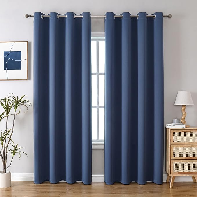 ChrisDowa Blackout Curtains for Bedroom and Living Room 102 Inches Long | 2 by ChrisDowa