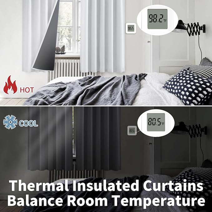 BGment 100% Blackout Curtains 40 Inch Length - Image 6