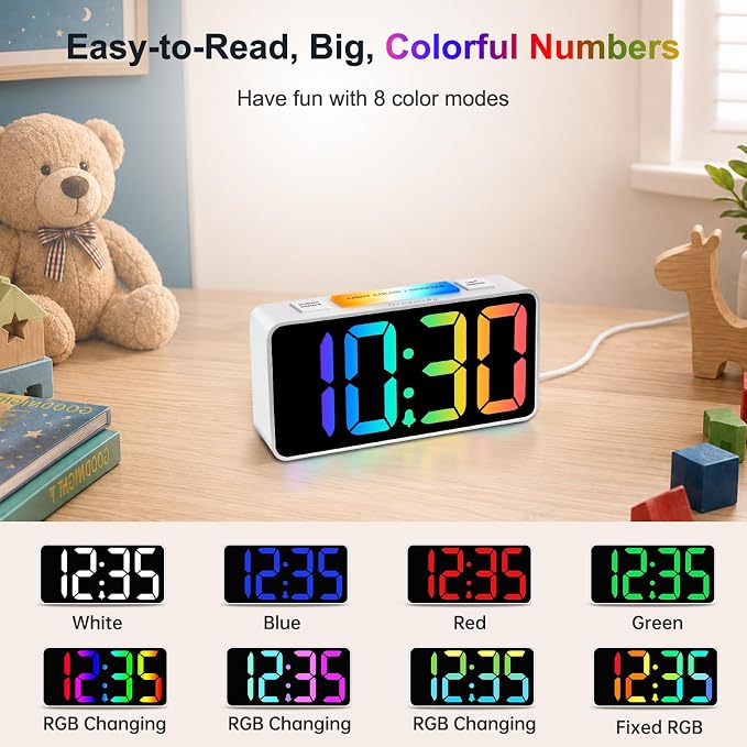 DreamSky Small Digital Alarm Clock - Image 3
