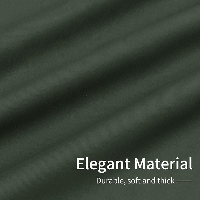 Easy-Going Thermal Grommet Blackout Curtains, 1 Panels 100x84 in | Greyish Green - Image 6