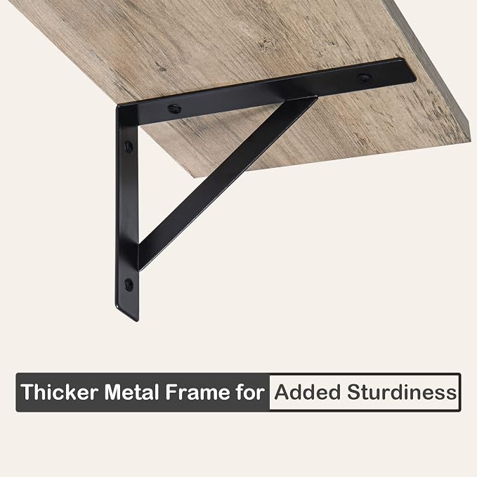 Wall Shelves, 23.6" Long Floating Shelves - Image 7