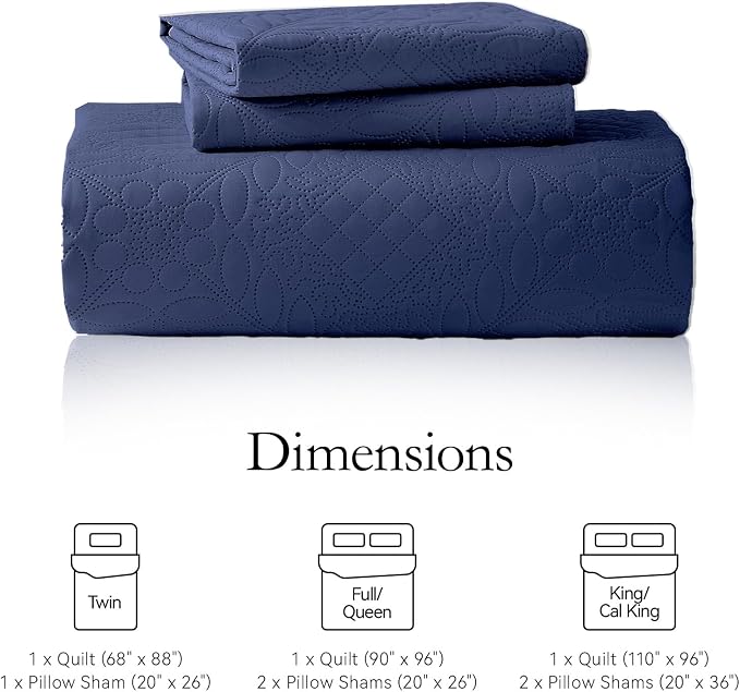 FLYMME Twin Quilt Bedding Set, Vintage Olive Leaf Design Bedspread Bed Coverlet - Image 7