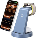 Anlzm 3 in 1 Charging Station for iPhone, Wireless Charger for iPhone 17 16e 16 by WirelessCharger