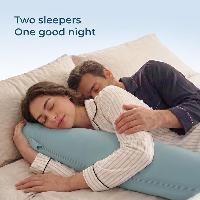Momcozy J Shaped Pregnancy Pillow, Maternity Body Pillow - Image 7