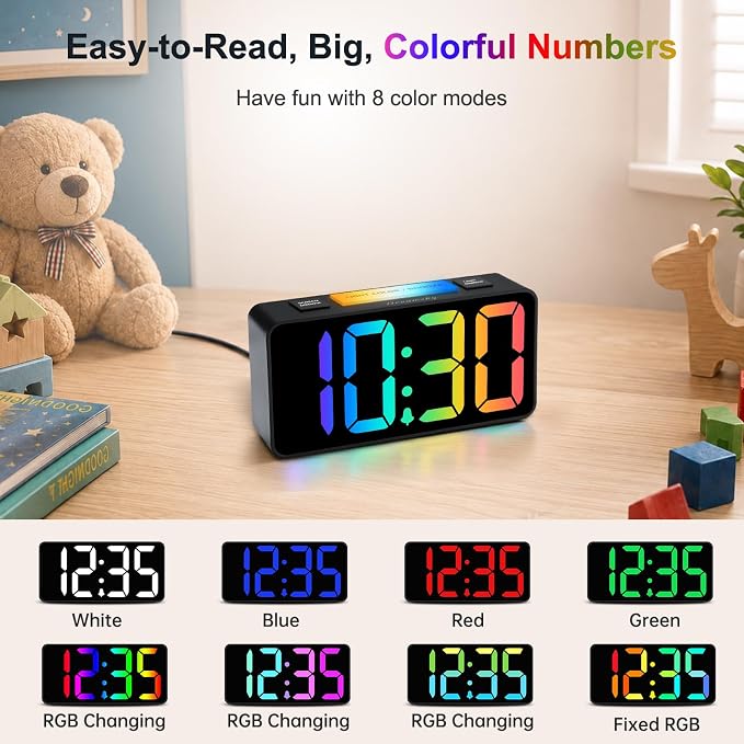 DreamSky Small Digital Alarm Clock - Image 3