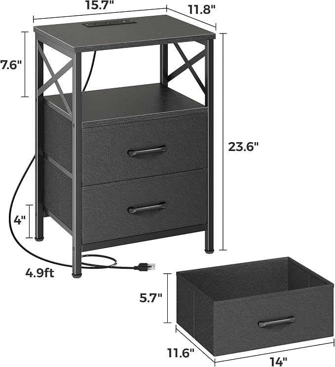 Huuger Nightstand Set of 2 - Image 3
