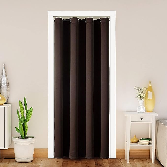 ChrisDowa Blackout Curtains for Bedroom 90 Inch Door Curtain, 1 Panel | 52W x by ChrisDowa
