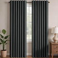 Deconovo Blackout Curtains for Bedroom 108 Inches Long | Back Tab and Rod by Unknown