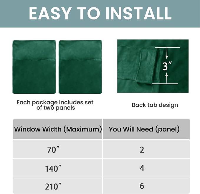 BGment Velvet Blackout Curtains - Image 6
