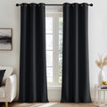 NICETOWN 100% Black Out Curtains 96 Inches Long 2 Panels by NICETOWN