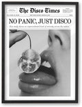 iHery 16x20in No Panic Just Disco Black Framed Newspaper Wall Art | Premium by iHery