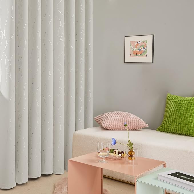 Deconovo Living Room Curtains 84 Inches Long, Thermal Insulated, Room Darkening - Image 5