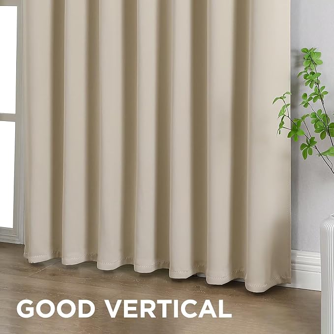 Joydeco Blackout Curtains 72 Inches Long 2 Panels Set, Thermal Insulated Long - Image 4