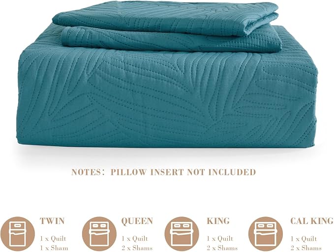 Exclusivo Mezcla 2-Piece Twin Quilt Bedding Set, Soft Microfiber Bedspreads | - Image 6
