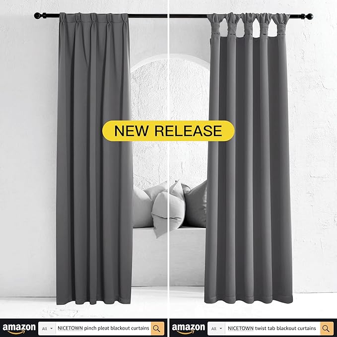 NICETOWN Blackout Curtain Panels - Image 7