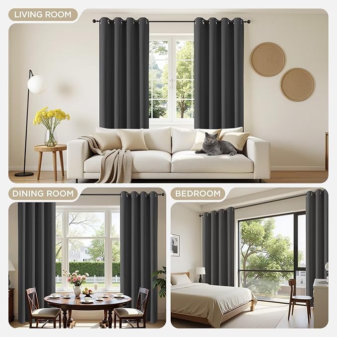 Joydeco 84Inch Blackout Curtains - Image 5