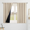 BGment Champagne Blackout Curtains 40 Inch Length by BGment