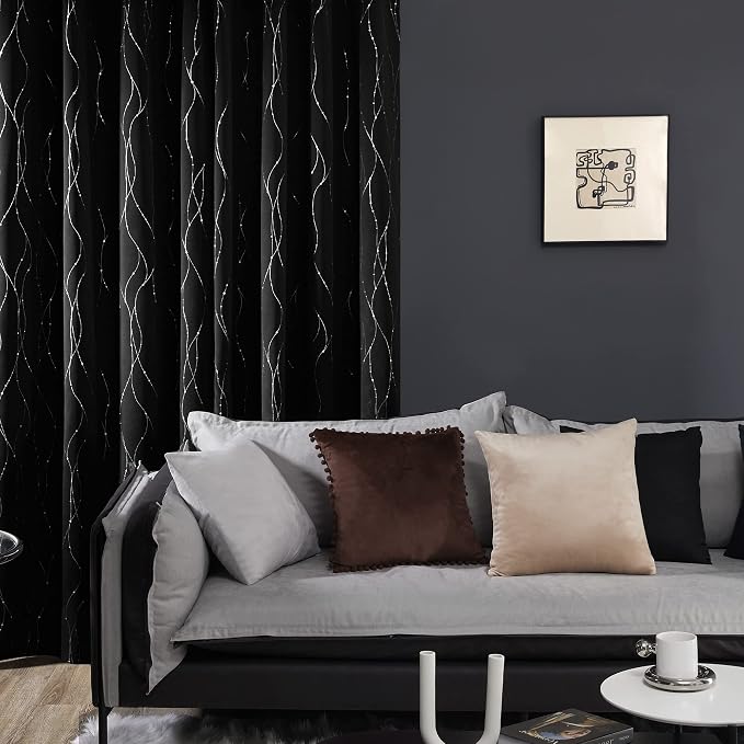 Deconovo Blackout Curtains for Bedroom, 72 Inch Length - Image 5