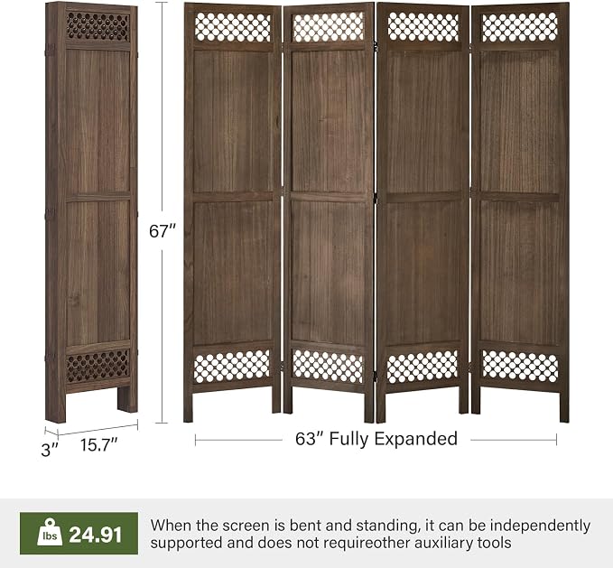 Privacy Screen Room Divider Panel - Image 4
