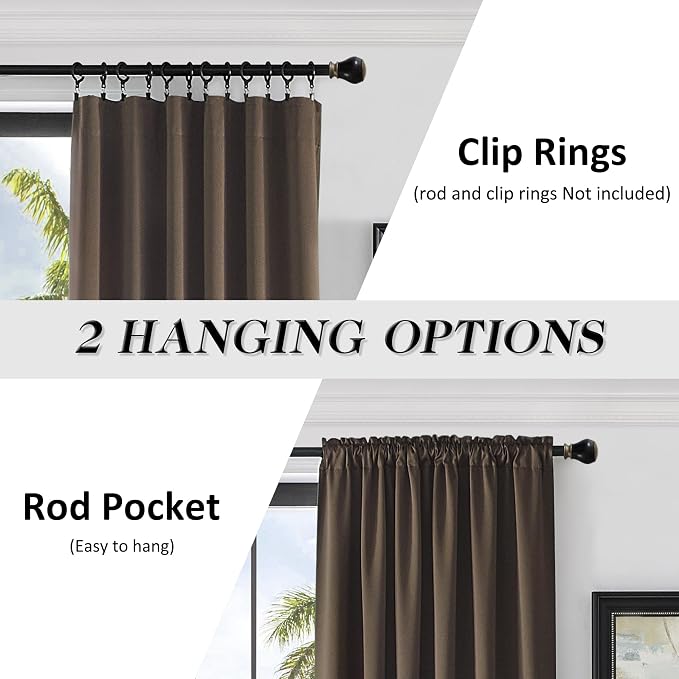 Patio Blackout Curtain Shades - Image 2