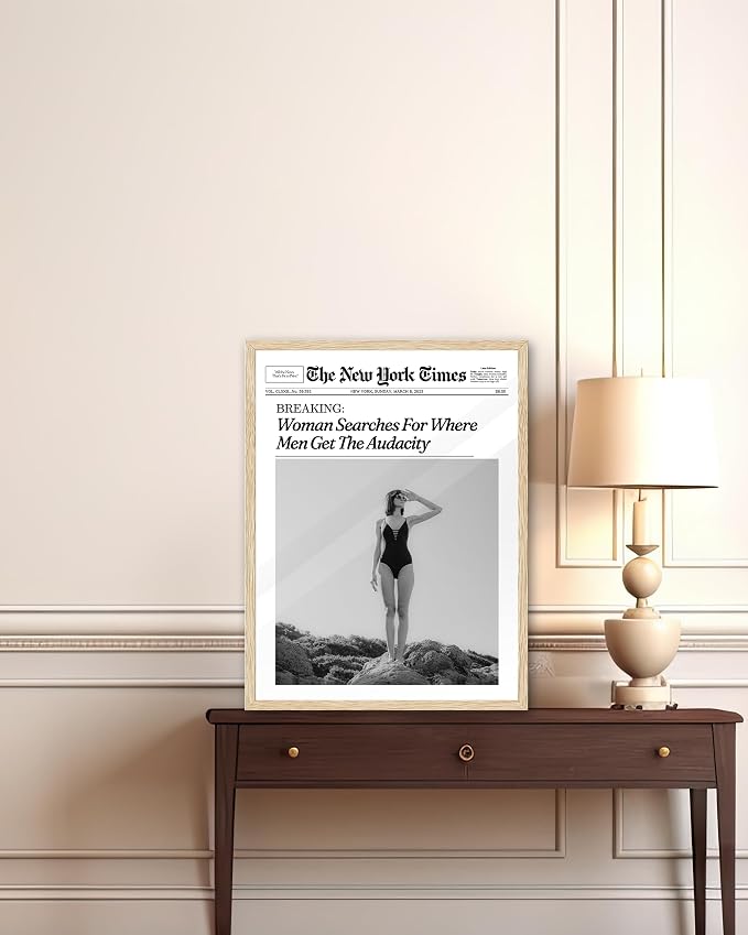 iHery 12x16in Every Hour Is Happy Hour Unframed Newspaper Wall Art | Unframed - Image 8