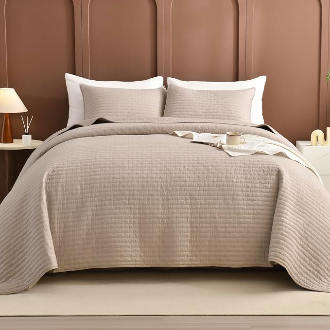 Lady Ann Oversized King Quilt Bedspread Set 128x120, 3 Pieces Extra Large - Image 2
