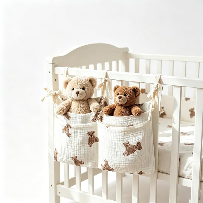 Bedside hanging bag for storing baby milk bottles and blankets - Image 8