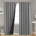 BGment Dove Grey Blackout Curtains 78 Inches Long by BGment