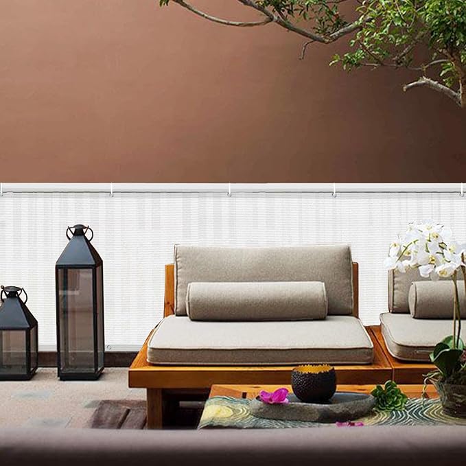 LOVE STORY 2.5' x 5' Balcony Privacy Screen Cover - Image 2