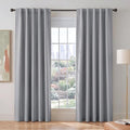 PONY DANCE Blackout 80 inch Length Curtains 2 Panels Set, Thermal Insulated by PONYDANCE
