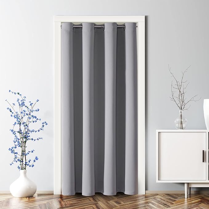 ChrisDowa Blackout Curtains for Bedroom 84 Inch Door Curtain, 1 Panel | 52W x by ChrisDowa