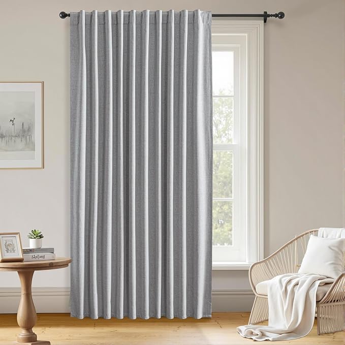 100% Blackout Curtains for Bedroom Room, Custom Curtains Blackout Thermal by Zyvola