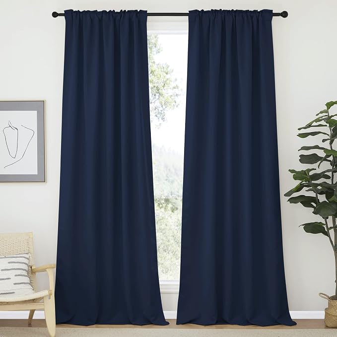NICETOWN Bedroom Blackout Curtain Panels - Image 2