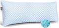 Nestl Cooling Body Pillow for Sleeping 1 Pack, Luxury Shredded Memory Foam Body by Nestl