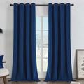 Joydeco 100% Blackout Curtains Velvet Black Out Curtain 96 Inch Drapes | by JOYDECO