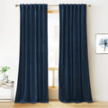 RYB HOME Velvet Curtains 120 inches Long, Extra Long High Ceiling Curtains | by RYBHOME