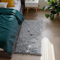 Light Grey 2x4 Area Rugs for Bedroom, Fluffy Rug Small Rug Bedside Carpet | by Yongyangjuxi