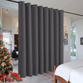 RYB HOME Gray Blackout Room Divider Curtain Large Wall Panel | Heavy Duty by RYBHOME