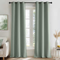 NICETOWN Sage Green Room Darkening Curtains 86 Inches Long 2 Panels by NICETOWN