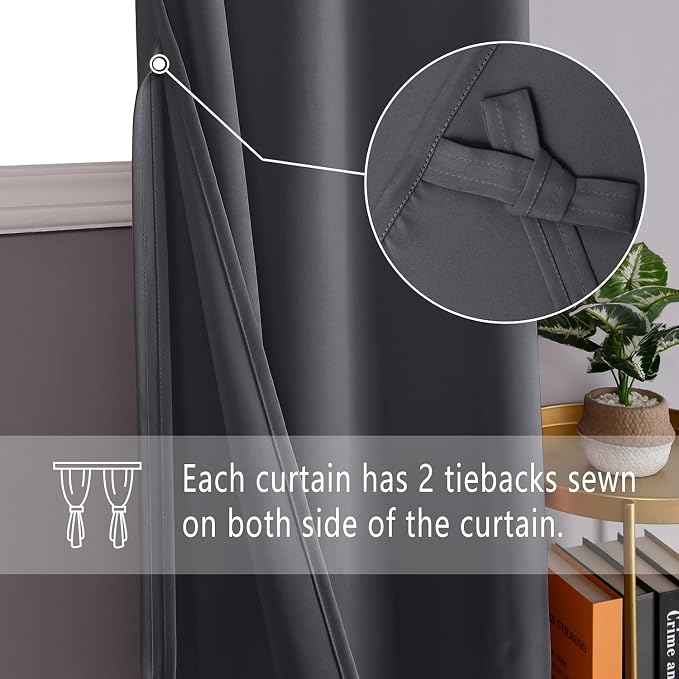DWCN Blackout Curtains for Bedroom & Living Room - Image 2
