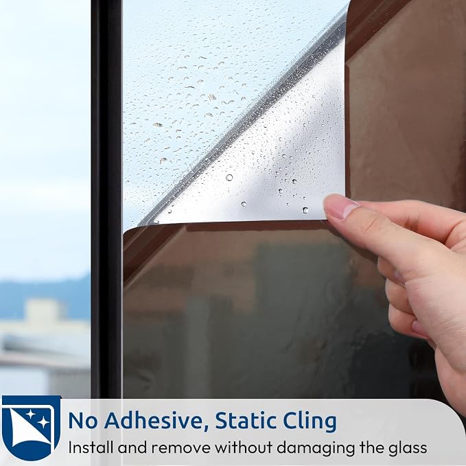 rabbitgoo Window Privacy Film One Way, 35.4" x 78.7", Heat Sun Blocking Anti UV - Image 7