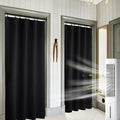 RYB HOME 2 Panels Blackout Doorway Curtains | Thermal Insulated, Rod Pocket by RYBHOME